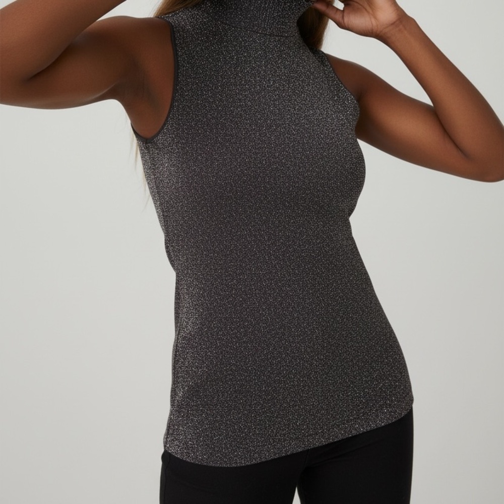 Elegant Black Sleeveless Top
